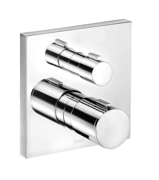 Keuco Edition 11 - Termostatická baterie pod omítku, uzavírací a přepínací ventil, chrom 51174010182