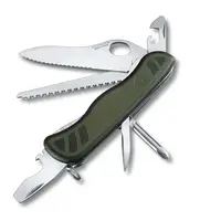 VICTORINOX - Velký kapesní nůž Swiss Soldier, 10 funkcí, zelená 0.8461.MWCH