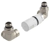 Aqualine Příslušenství - Připojovací sada ECO termostatická, pravá, nikl/bílá CP9912RS