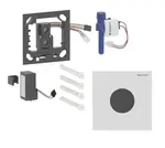 Geberit - Elektronické ovládání splachování pisoárů typ 40, bateriové napájení, easy to clean, Bluetooth, matná bílá 116.034.JT.1