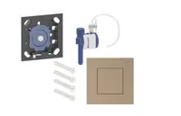 Geberit - Pneumatické ovládání splachování pisoáru typu 40, easy to clean, kartáčované červené zlato 116.217.QB.1