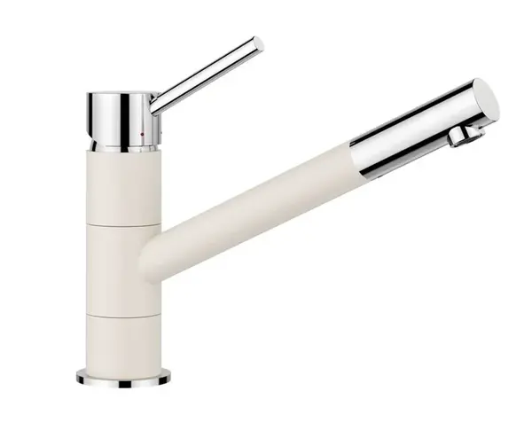 Blanco Kano - Dřezová baterie, jemná bílá/chrom 526951