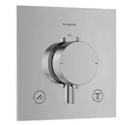 Hansgrohe Ecostat Comfort E - Termostatická baterie pod omítku, pro 2 spotřebiče, chrom 33711000