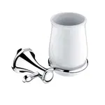 Nimco Lada - Držák keramického pohárku, bílá/chrom LA 19058K-26