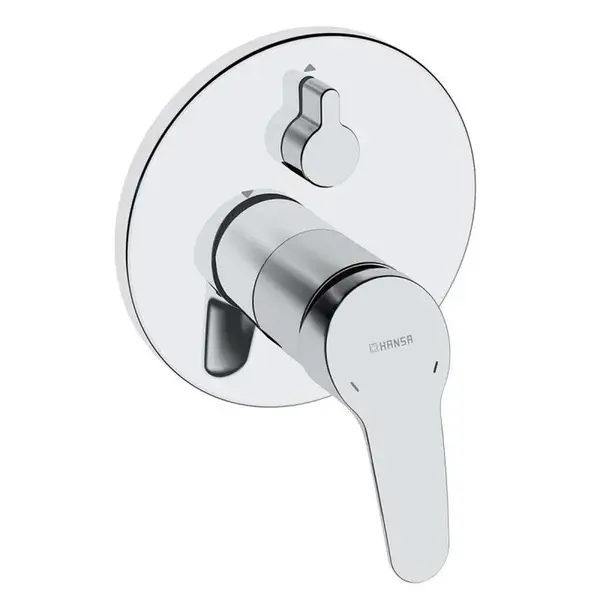 Hansa Mix - Vanová baterie pod omítku, ECO, s přepínačem pro 2 výstupy, chrom 81843083