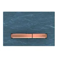 Geberit Sigma50 - Ovládací tlačítko pro 2 množství splachování, břidlice Mustang/červené zlato 115.670.JM.2