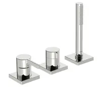 Hansa Loft - Baterie na okraj vany, 3-otvorová instalace, chrom 57799483