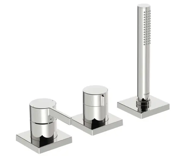 Hansa Loft - Baterie na okraj vany, 3-otvorová instalace, chrom 57799483