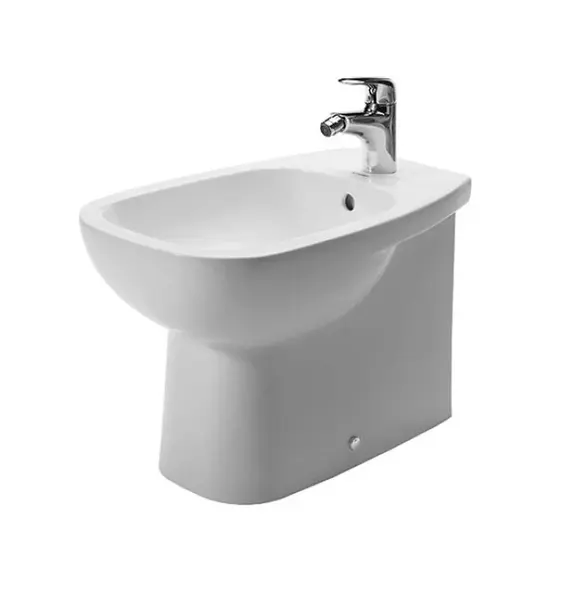 Duravit D-Code - Stojící bidet, 360x560 mm, otvor pro baterii, bílá 22411000002