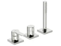 Hansa Ligna - Baterie na okraj vany, 3-otvorová instalace, chrom 06439493