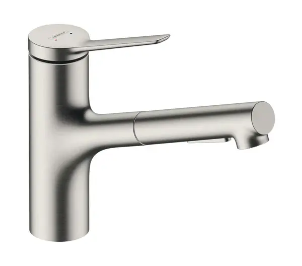 Hansgrohe Zesis M33 - Dřezová baterie 150, s výsuvnou sprškou, vzhled nerezu 74800800