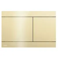 Alcadrain Flat - Ovládanie splachovania, lesklá zlatá FUN-G-P