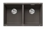 Blanco Subline 350/350 - Silgranitový drez, 76x46 cm, InFino, sivá 527347