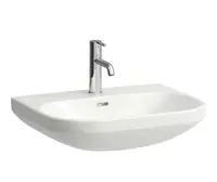 Laufen Lua - Umývadlo 46x60 cm, s prepadom, otvor na batériu, LCC, biela H8110834001041