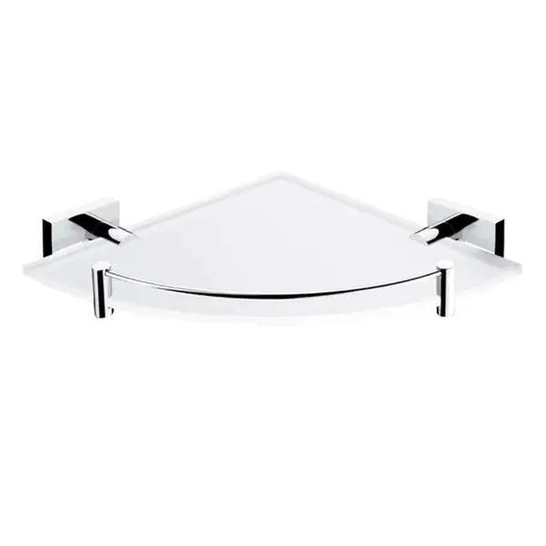 Nimco Keira - Polica rohová, matné sklo/chróm KE 22091RBX-26