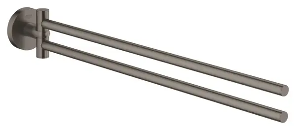 Grohe Essentials - Držiak uterákov, kefovaný tmavý grafit 40371AL1
