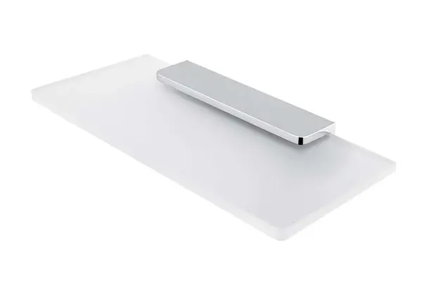 Nimco Maya - Polička, dĺžka 20 cm, matné sklo/chróm MA 29091B-20-26