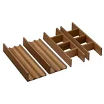 Hansgrohe IntraStoris - 4-dielna súprava organizérov do zásuvky, tmavý orech 54234630