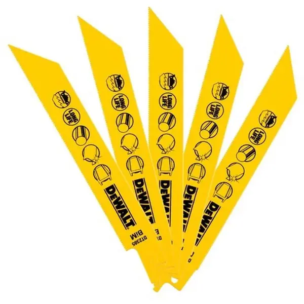 DeWALT Príslušenstvo - Súprava pílových plátkov na kov, dĺžka 15 cm, 5 ks DT2385