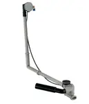 Geberit Príslušenstvo - Vaňová odtoková a prepadová súprava s napúšťaním, dĺžka 730 mm, súprava na kompletizáciu, chróm 150.711.21.6