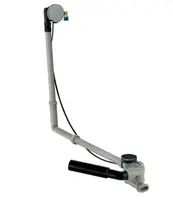 Geberit Príslušenstvo - Vaňová odtoková a prepadová súprava s napúšťaním, dĺžka 730 mm, súprava na kompletizáciu, chróm 150.711.21.6