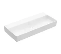 Villeroy & Boch Memento 2.0 - Umývadlo 100x47 cm, bez prepadu, bez otvoru na batériu, CeramicPlus, alpská biela 4A22A3R1