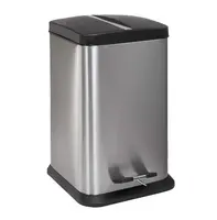 Sanela Koše - Odpadkový kôš, 12 l, matná nerezová SLZN 79X