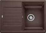 Blanco Zia 45 - Silgranitový drez, 68x50 cm, Compact, kávová 524730