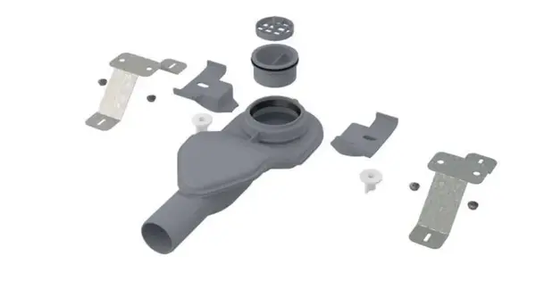 Alcadrain Odtokové žlaby - Sifon pro podlahový žlab, extra nízký DN 40 APZ-S6