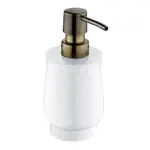 Nimco Lada - Dávkovač mýdla, bílá/mosaz 1031LA-65