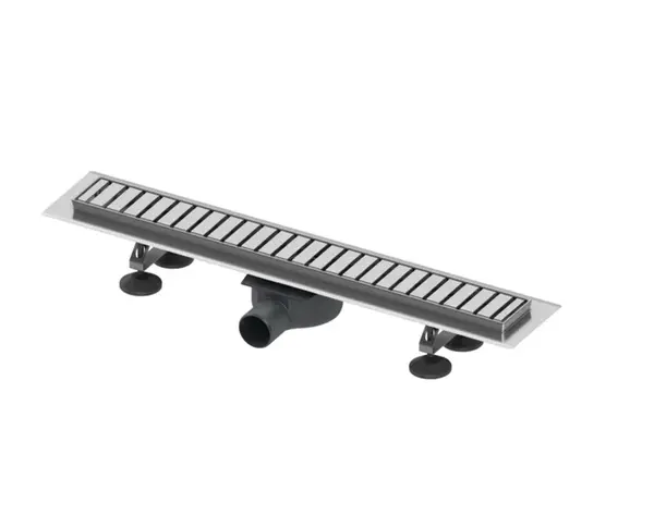 Tece Linus - Sprchový žľab 70 cm, s roštom, kefovaná oceľ 15100079