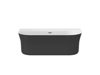 Ravak Ypsilon - Vaňa 178x86 cm, čierna/biela XC00100057