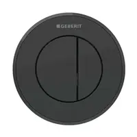 Geberit Splachovacie systémy - Oddialené ovládanie splachovania typ 10, 2-činné, easy to clean, matná čierna 116.055.16.1