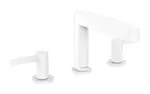 Hansgrohe Finoris - Umývadlová batéria 110, 3-otvorová inštalácia, s výpusťou Push-Open, EcoSmart, matná biela 76033700