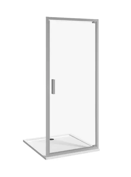Jika Nion - Sprchové dvere pivotové jednokrídlové Ľ/P, 100 cm, Jika perla Glass, strieborná/transparentné sklo H2542N30026681