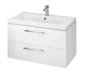 Cersanit Lara - Skrinka s umývadlom, 45x79x45 cm, 2 zásuvky, biela S801-149-DSM