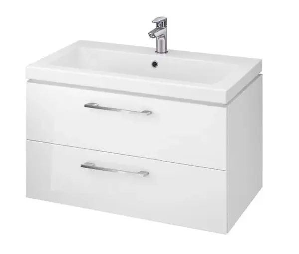 Cersanit Lara - Skrinka s umývadlom, 45x79x45 cm, 2 zásuvky, biela S801-149-DSM