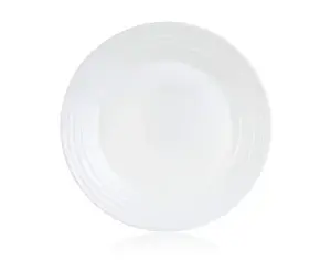 Dezertní talíř Harena 19 cm, bílé sklo