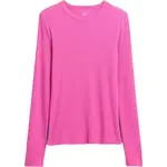 GAP V-FAST LS ESSENTIAL RIB TEE Dámské tričko, růžová, velikost