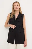 Vesta Answear.LAB černá barva, jednořadá