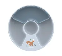 Little Dutch Forest Friends Dětský talíř dělený 1 ks