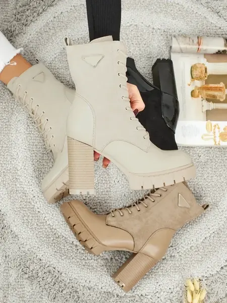 Resti Women's Event Bramble Eco-Suede Heeled Ankle Boots