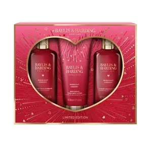 Baylis & Harding Sada péče o tělo Midnight Cherry 3 ks