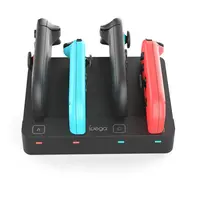 iPega SW2081 Nabíjecí Stanice pro JoyCon Ovladače Nintendo Switch 1/2 černá