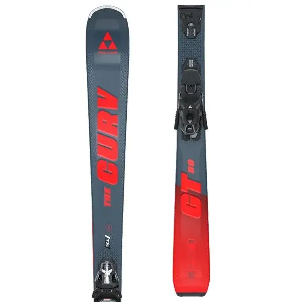 Fischer THE CURV GT 80 TPR + RSW 11 PR 25/26 GW Sjezdové lyže, tmavě šedá, velikost