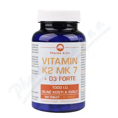 Vitamin K2 MK7 + D3 FORTE 1000 I.U. 125 tablet