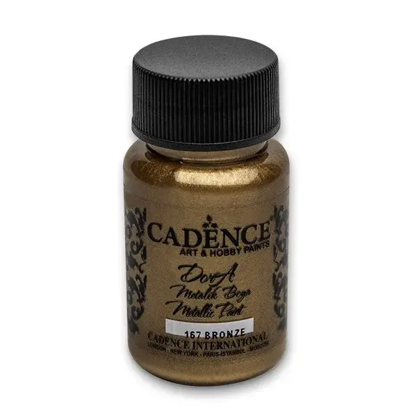 Akrylové barvy Cadence Dora Metallic, 50 ml - bronzová