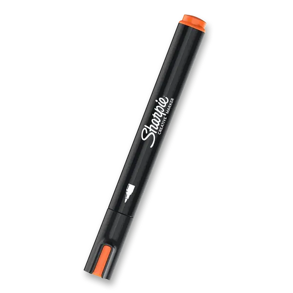 Akrylový popisovač Sharpie Acrylic Marker Bullet - oranžový
