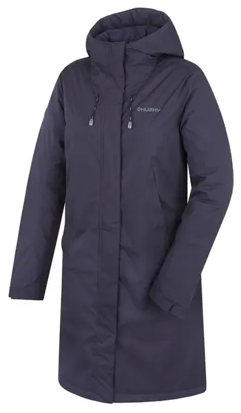 Husky Narvik L XXL, dark blue Dámský hardshellový plněný kabát