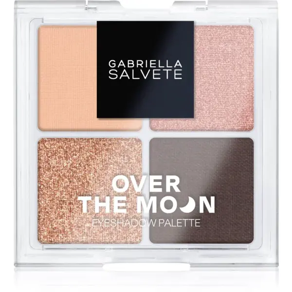 Gabriella Salvete Over The Moon paletka očních stínů Nude Phase 4 g